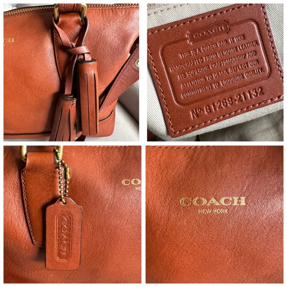 Coach Satchel Leather  Bag